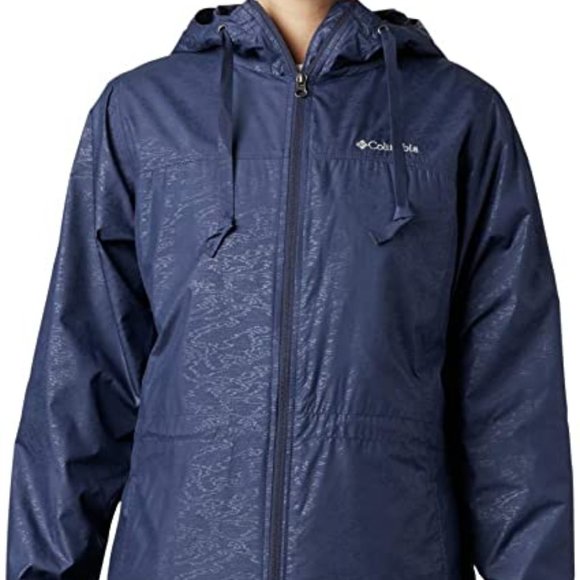 🆕Columbia Women's Auroras Wake III Mid Lined Jacket, XS-Nocturnal Emboss, NWT - Picture 2 of 7